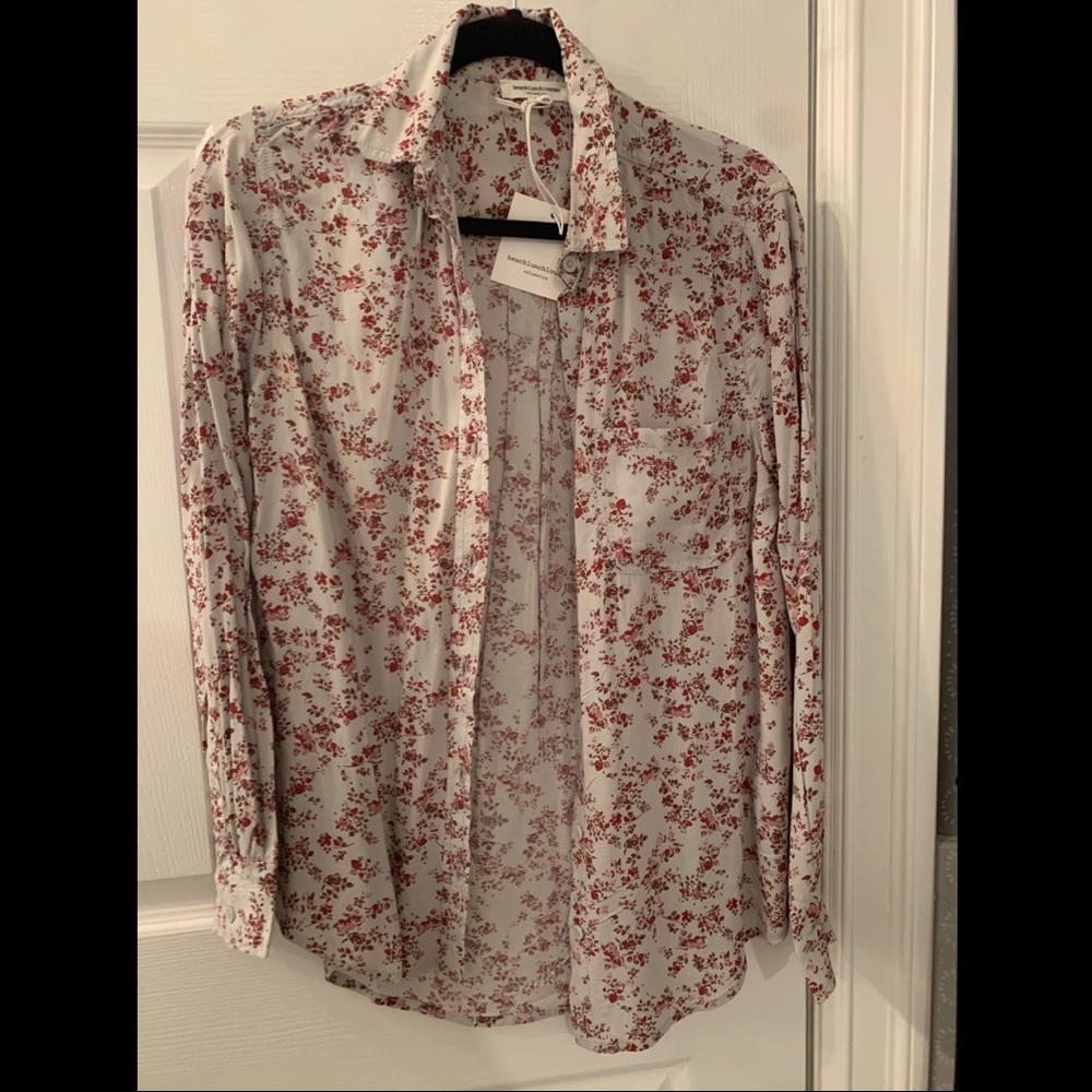 Women’s floral button up blouse (Nordstrom Rack)